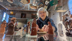 Weihnachtskrippenfiguren im Norddeutschen Krippenmuseum in Güstrow