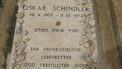 Oskar Schindlers Grab in Jerusalem