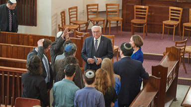 Bundespräsident Steinmeier besucht Synagoge in Berlin