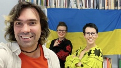 Drei Journalisten der neuen ukrainischen Ausgabe des Nachrichtenportals 