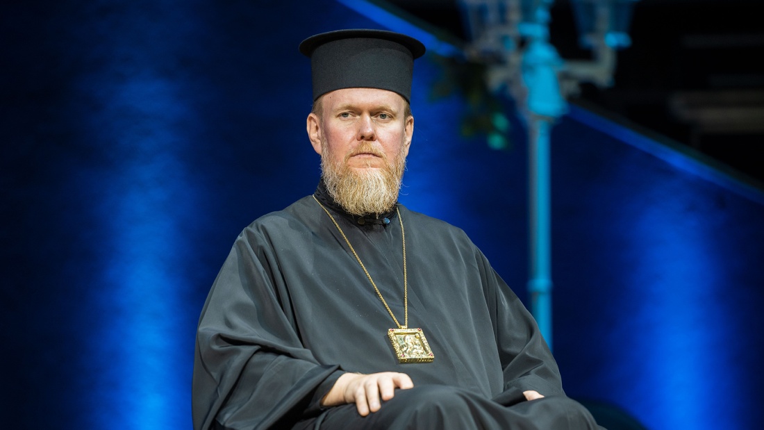 Ukrainische Geistliche S.E. Erzbischof Yevstratiy 