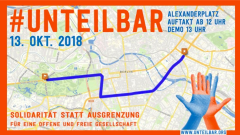 Solidarität statt Ausgrenzung – Für eine offene und freie Gesellschaft, Demo Berlin