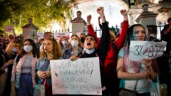 Proteste gegen Regime in Belarus