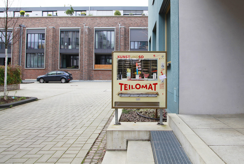 Kunstautomat "Teilomat" in Köln-Nippes