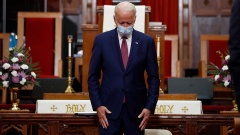 Joe Biden, designierter Präsidentschaftskandidat der Demokraten im Gebet