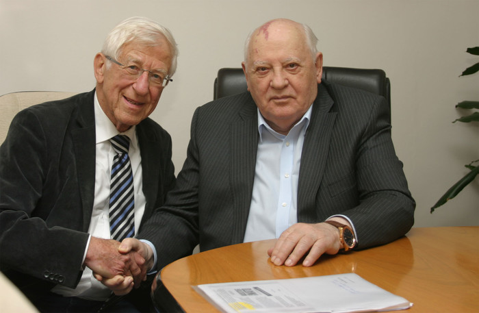 Franz Alt und Michail Gorbatschow 2016