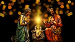 Christkind, Maria und Josef