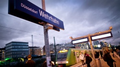 Bahnsteig am S-Bahnhof Düsseldof-Wehrhahn