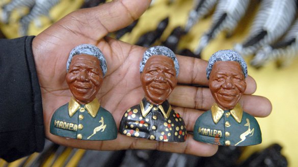 Mandela-Souvenirs in Soweto