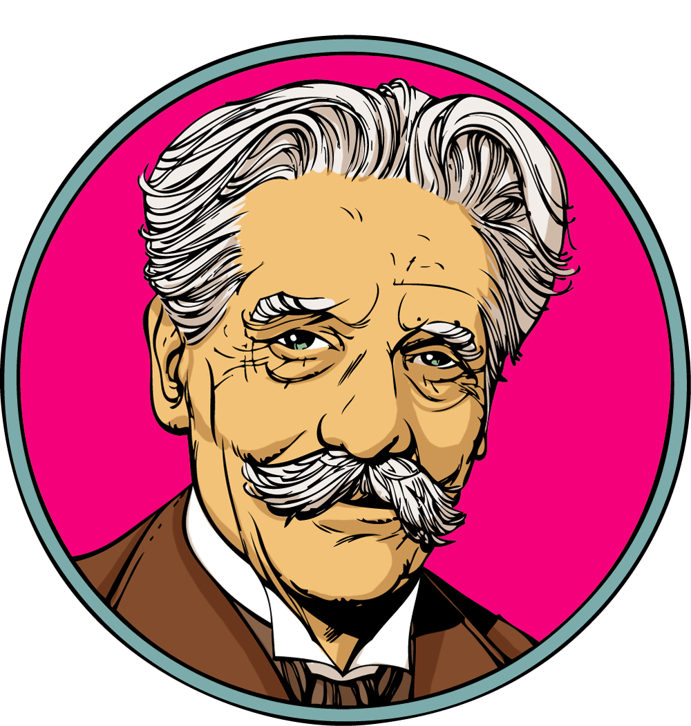 Illustration Protestantomat – Albert Schweitzer 