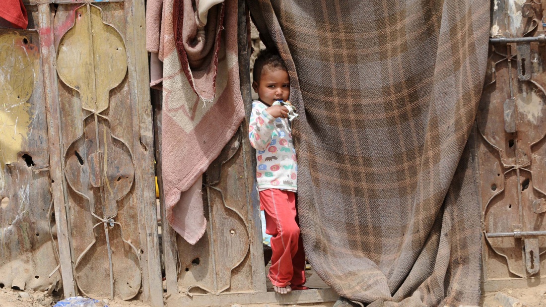 Kind in Sanaa, Jemen