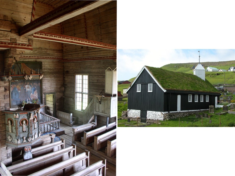 Alte Kirche von Petäjävesi, Finnland