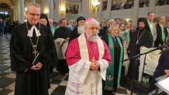 Bischöfe beim Gottesdienst in Leipzig