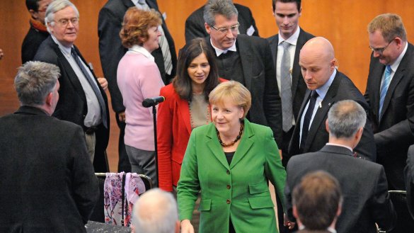 Bundeskanzlerin Merkel bei EKD-Synode in Timmendorfer Strand