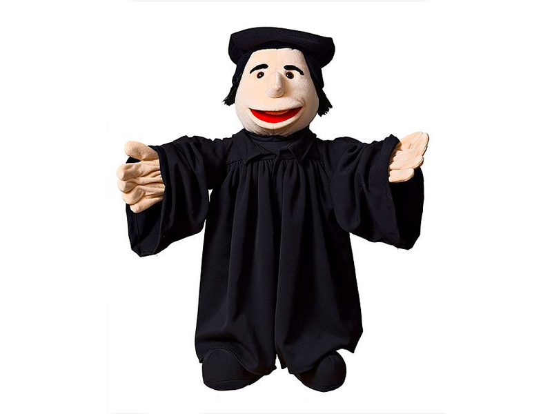 Luther-Fanartikel Handpuppe