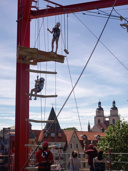 Klettern über Wittenbergs Dächern