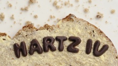 Schriftzug "Hartz IV"
