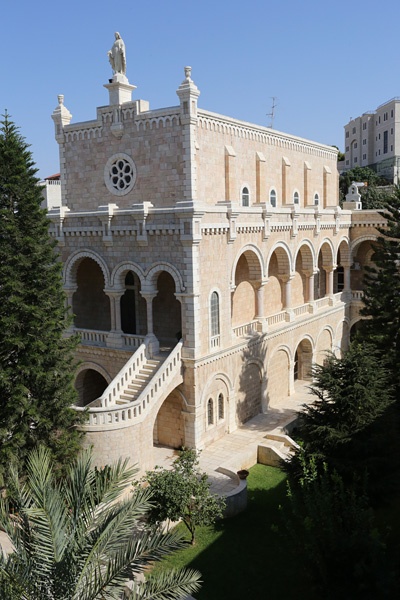 Die Kapelle der Geburtsklinik Zur Heiligen Familie in Bethlehem.