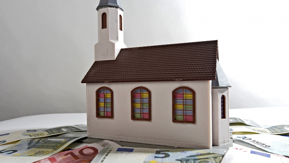 Die Kirchensteuereinnahmen steigen in der Rheinische Kirche.