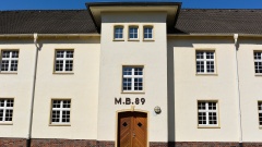 Die frühere Mannschaftsbaracke "M.B.89" 