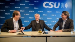 CSU-Vorstandssitzung mit Horst Seehofer
