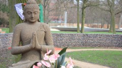 Buddha-Statue im Garten der Religionen