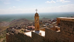 Die syrianische, syrisch-katholische Kirche Mar Simuni in Mardin in der Türkei.