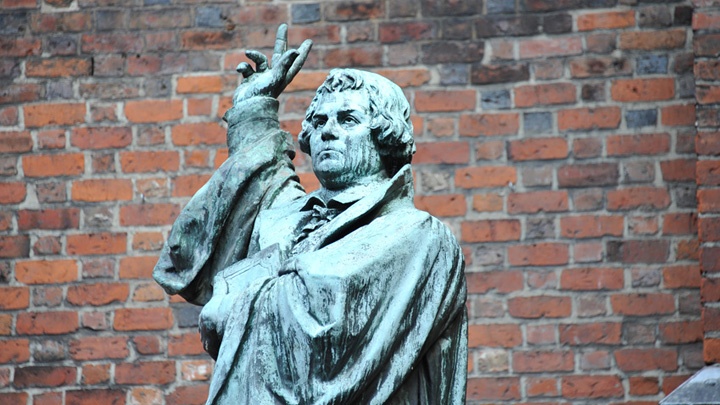 Lutherdenkmal an der Marktkirche in Hannover