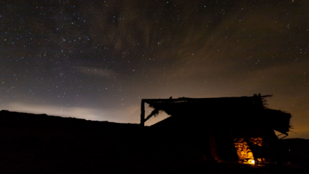 Sternenhimmel in der Wüste Negev