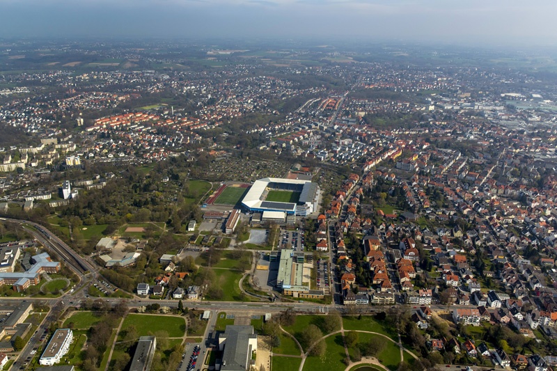 Stadion an der Melanchthonstraße in Bielefeld