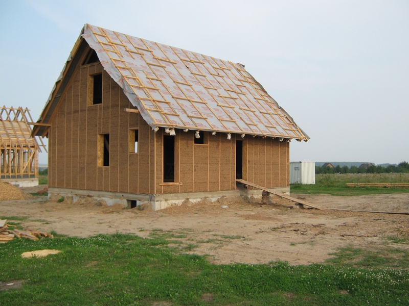 Haus im Rohbau