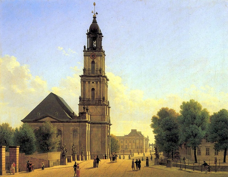 Garnisonkirche im 19. Jahrhundert.