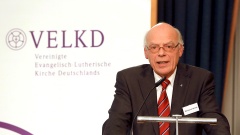 Der Leitende Bischof der VELKD, Nordkirchen-Bischof Gerhard Ulrich, gibt seinen Bericht.