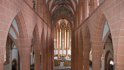 Blick in die Heiliggeistkirche in Heidelberg