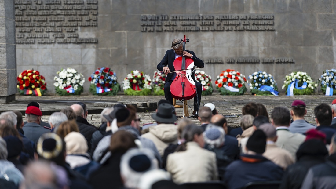  Gedenkfeier im ehemaligen KZ Bergen-Belsen