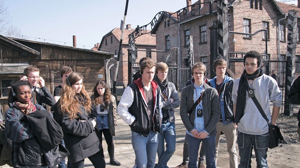 Schüler in Auschwitz