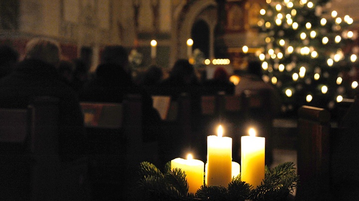 Gottesdienst mit Krippenspiel am Heiligabend 2010 in der Herrenhäuser Kirche in Hannover. 