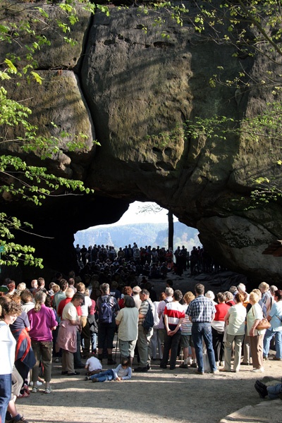 Gottesdienst auf dem Berg