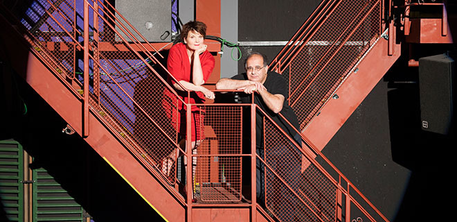 Gayle Tufts und Yaron Goldstein im Theater der Altmark 