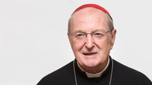 Porträt von Kardinal Joachim Meisner, fotografiert am 10.12.13 im Erzbischöflichen Haus.