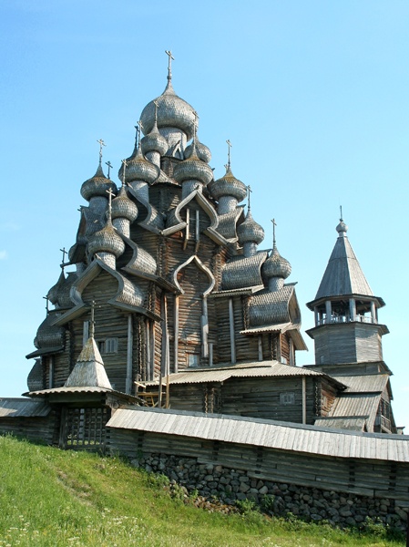 Auf der Insel Kischi am Onegasee in Russland