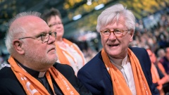 Kardinal Reinhard Marx (li.) und Heinrich Bedford-Strohm (re.) beim evangelischen Kirchentag.