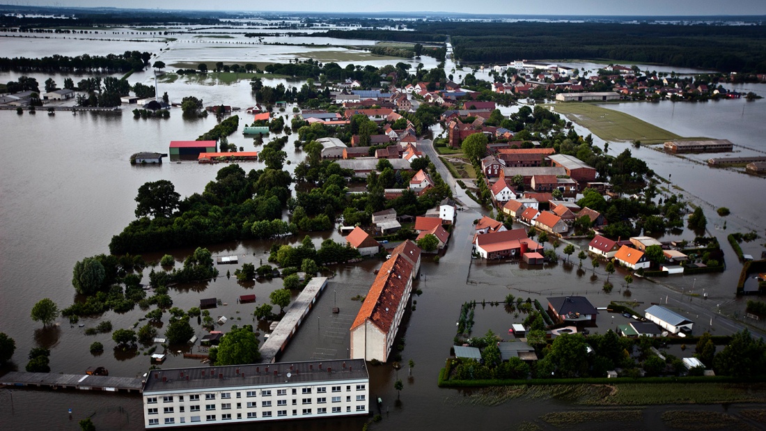 Hochwasser 2013 Ort Fischbeck