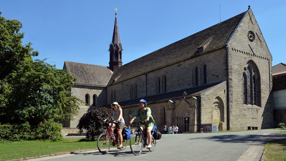 Radwegekirche Loccum im Landkreis Nienburg/Weser in Niedersachsen. 