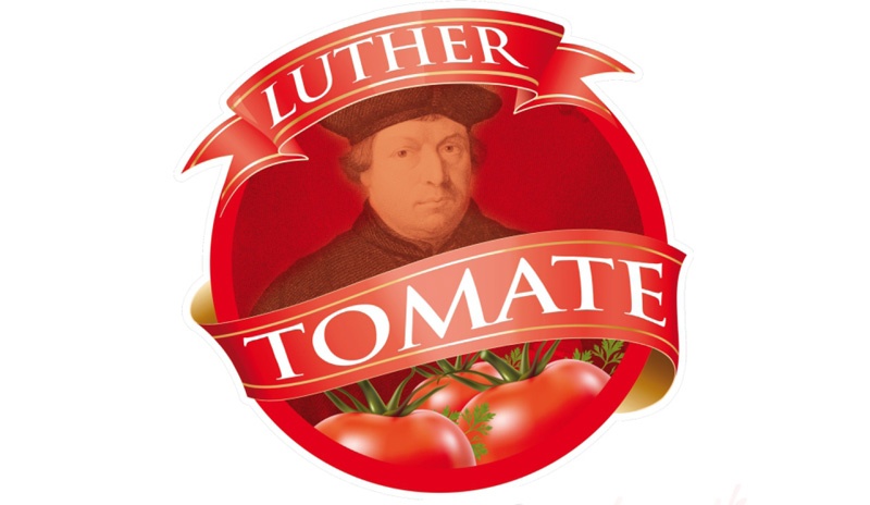 Luther-Fanartikel Luthertomate