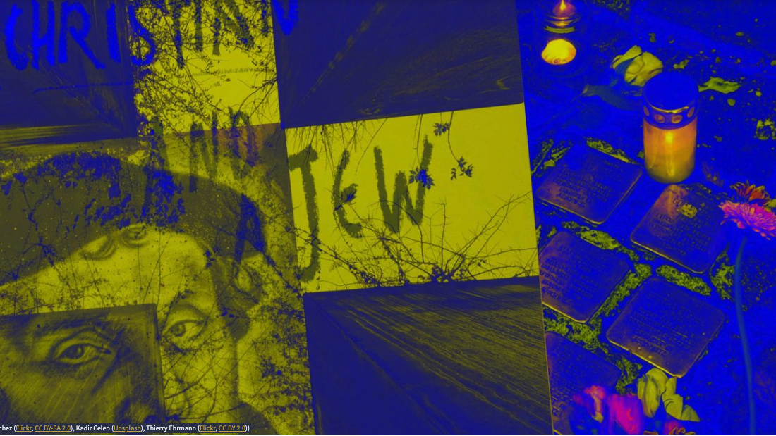 Collage zu Judenfeindlichkeit in der Kirche