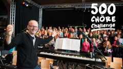 Dieter Falk lädt ein zum Gewinnspiel um einen Workshop mit deinem Chor.