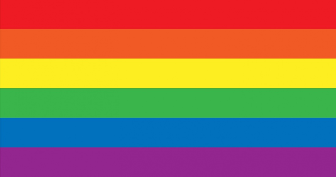 Regenbogenfahne als Zeichen für die Homosexuellen