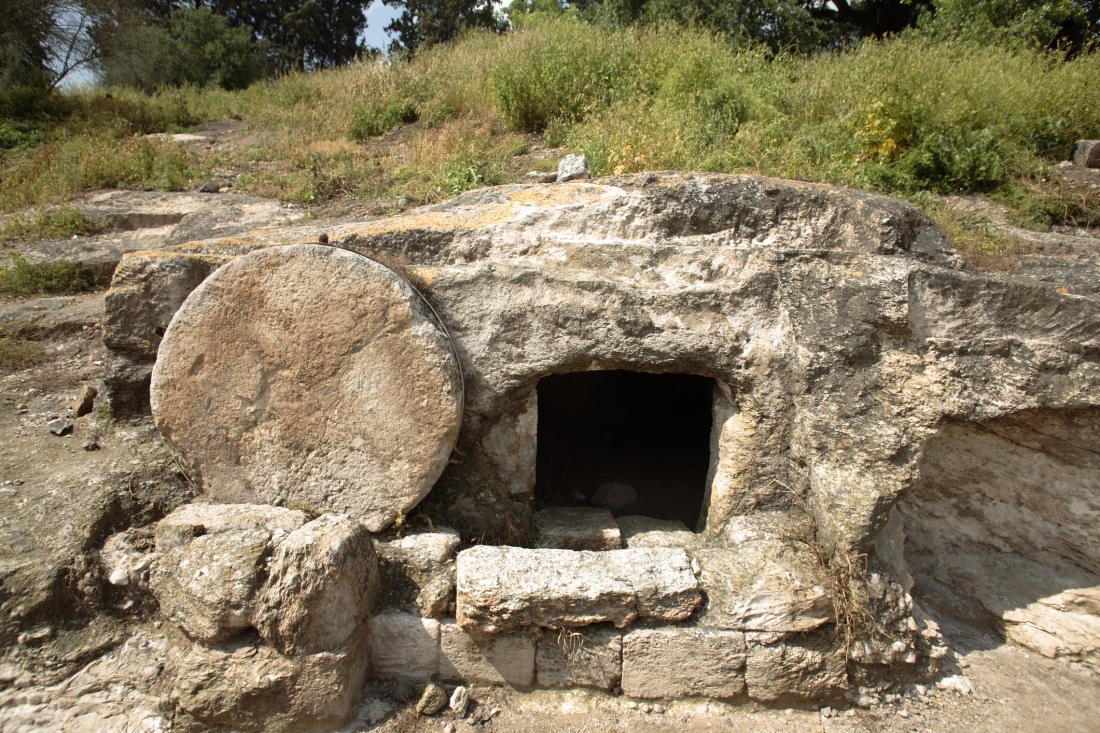 Ein typisches, christliches Grab nahe Nazareth aus dem ersten Jahrhundert n.Ch.
