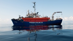 Endlich darf das deutsche Rettungsschiff "Lifeline" mit rund 230 Flüchtlinge in einen Hafen in Malta einlaufen.